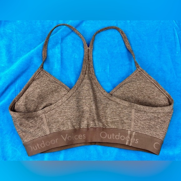 Outdoor Voices Steeplechase Racer Back Sports Bra sz XS - Picture 2 of 5